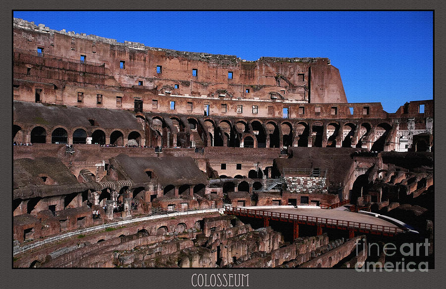 Colosseum Emblem of Rome Photograph by Daliana Pacuraru