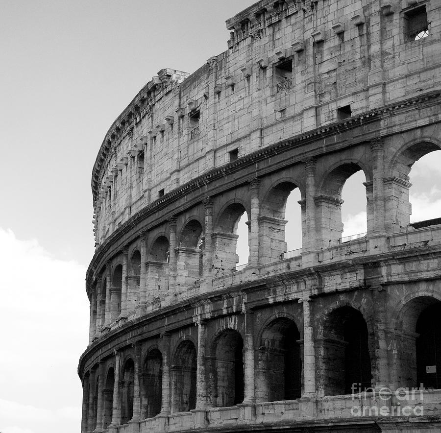 Architecture Photograph - Colosseum Rome by Louise Fahy
