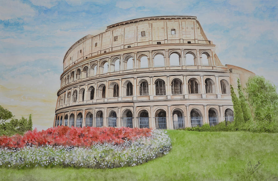 Colosseum Painting - Colosseum by Swati Singh
