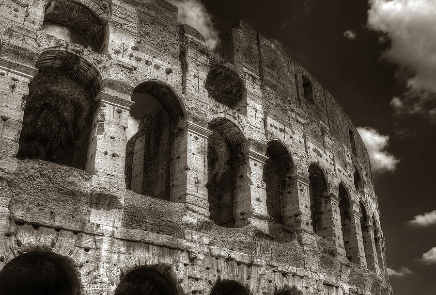 Colosseum Wall Photograph by Michael Kirk