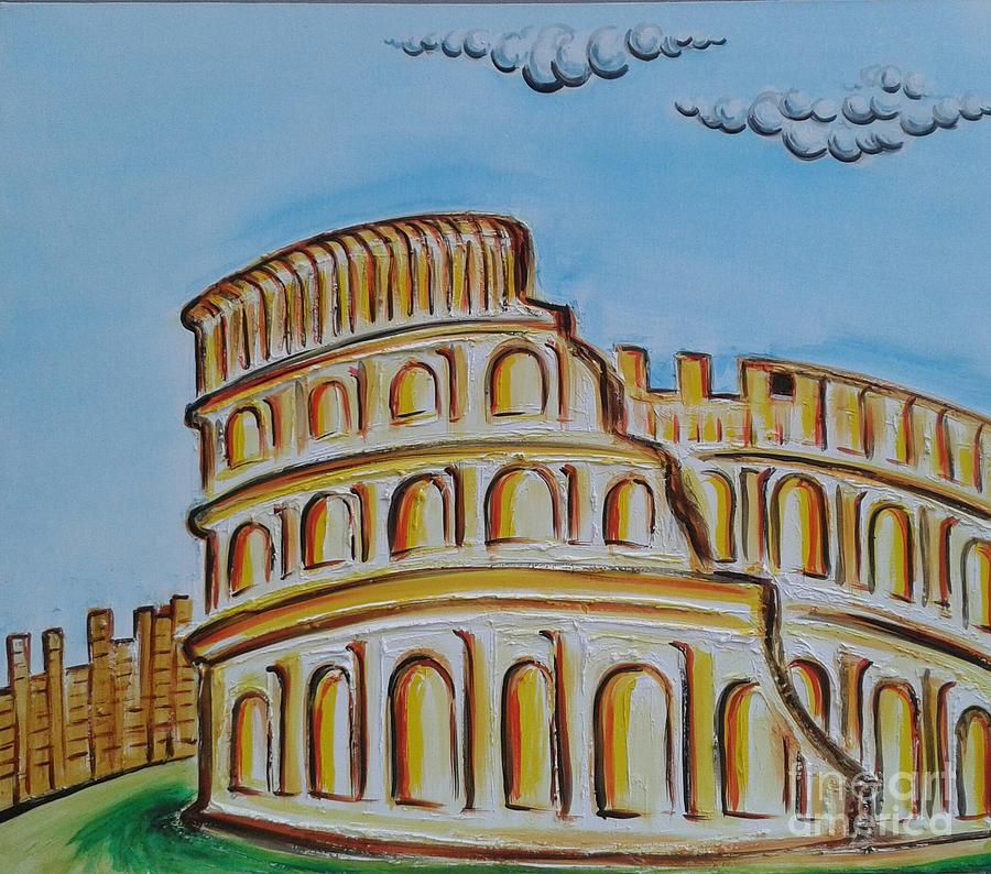 Древний рим для детей. Колизей в Риме рисунок. Колизей в Риме карандашом. Колизей древний Рим рисунки детей. Древний Рим Колизей для срисовки.
