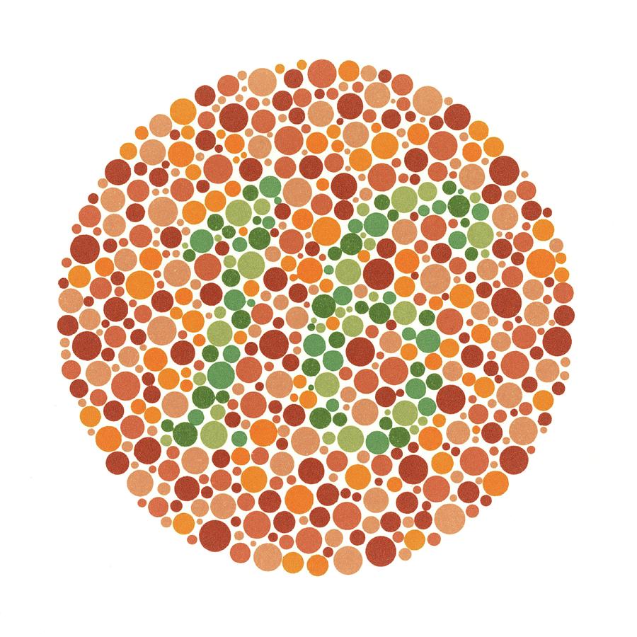 color blind test for kids NUMBERS
