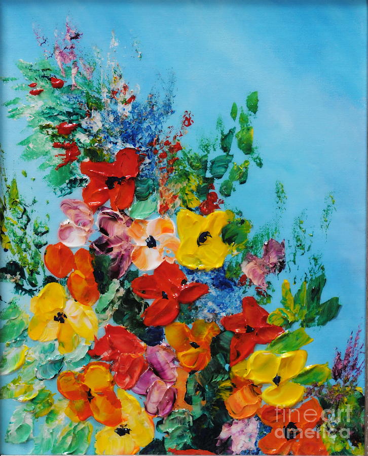 Colour Of Spring Painting by Teresa Wegrzyn
