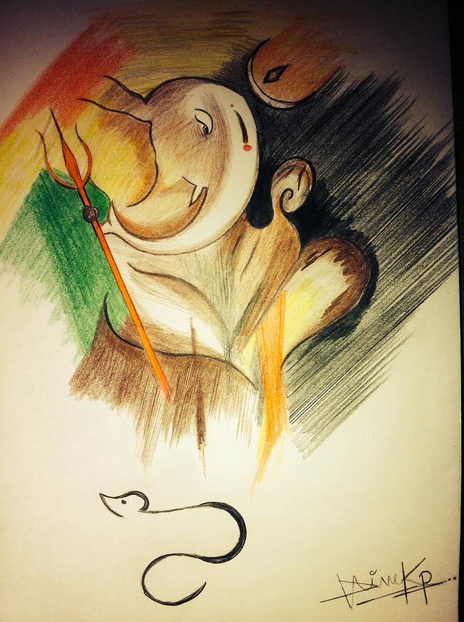 Lord Ganesha - Colors Up Your Life - Drawings & Illustration, Religion,  Philosophy, & Astrology, Hinduism - ArtPal