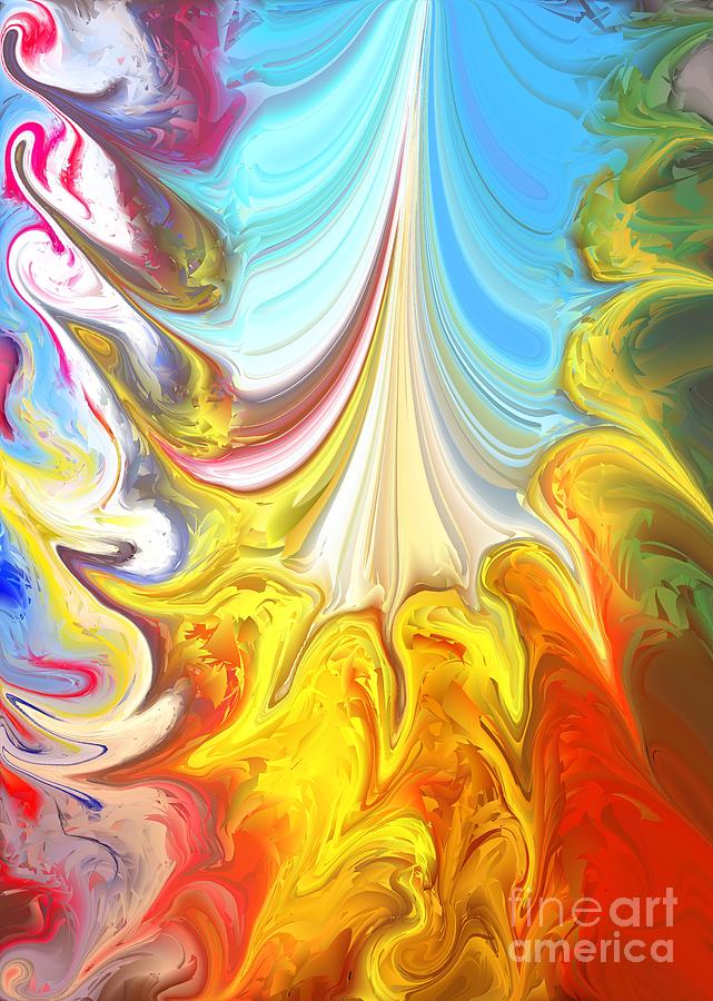 Abstract Digital Art - Colour Vacuum by Chris Butler