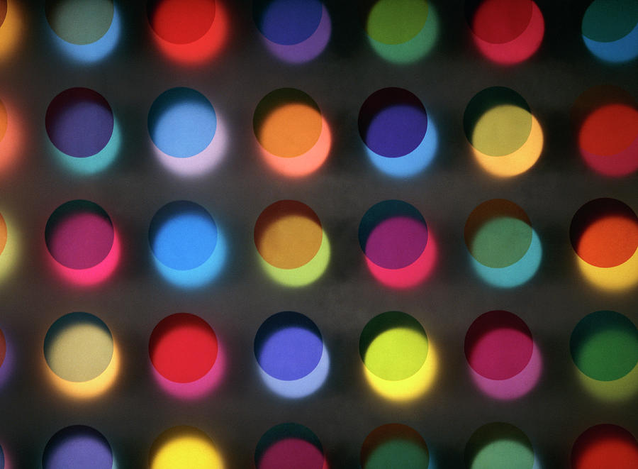 Coloured Circles Photograph by Claudia Dulak / Science Photo Library