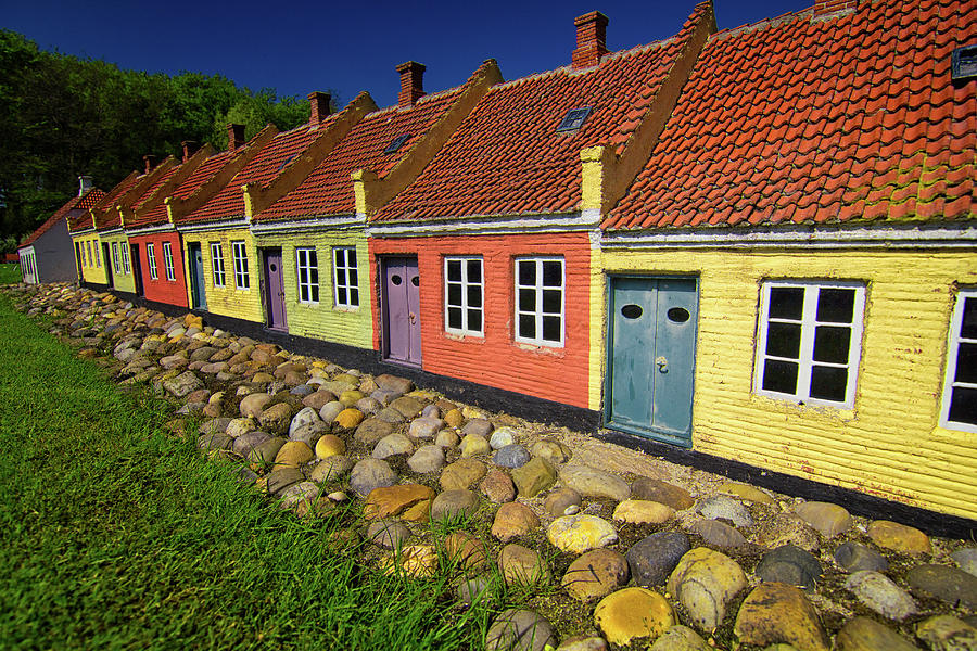 Coloured Houses Photograph by By Kim Schandorff Coloured Houses Photograph by By Kim Schandorff