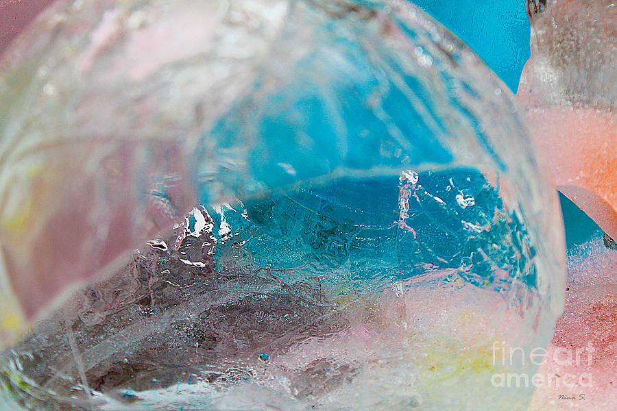 Coloured Ice Creation Print #4 Photograph by Nina Silver