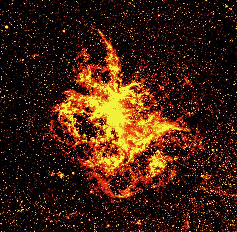 Coloured Optical Photograph Of Tarantula Nebula Photograph by Science Photo Library