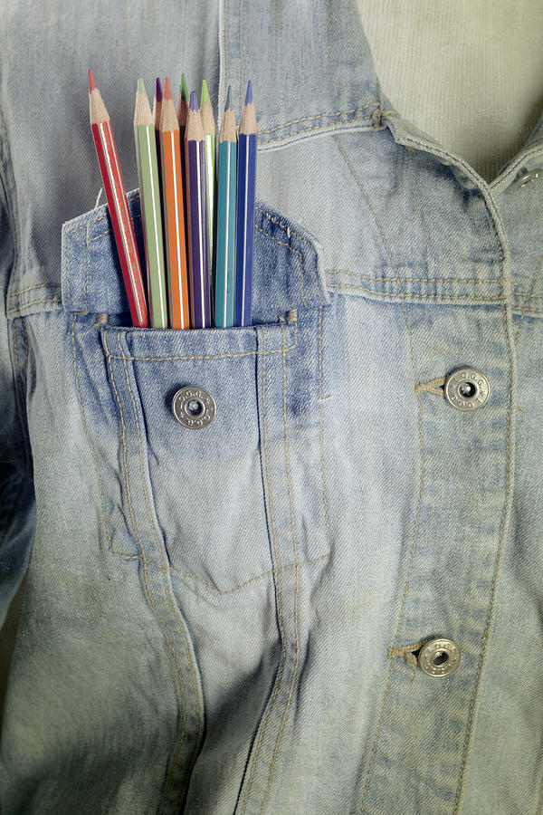 Still Life Photograph - Coloured Pencils by Joana Kruse