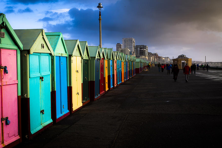 Colourful Beach Huts Photograph By Matthew Bruce | Fine Art America