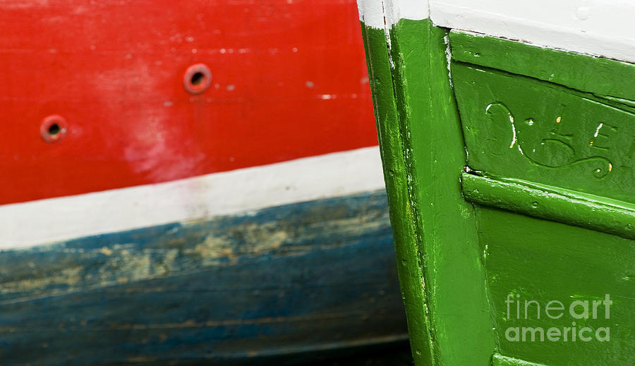 Colourful Boats Photograph by David Lichtneker