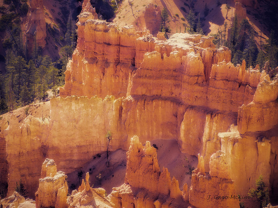 National Parks Photograph - Colourful Castles by Jo-Anne Gazo-McKim