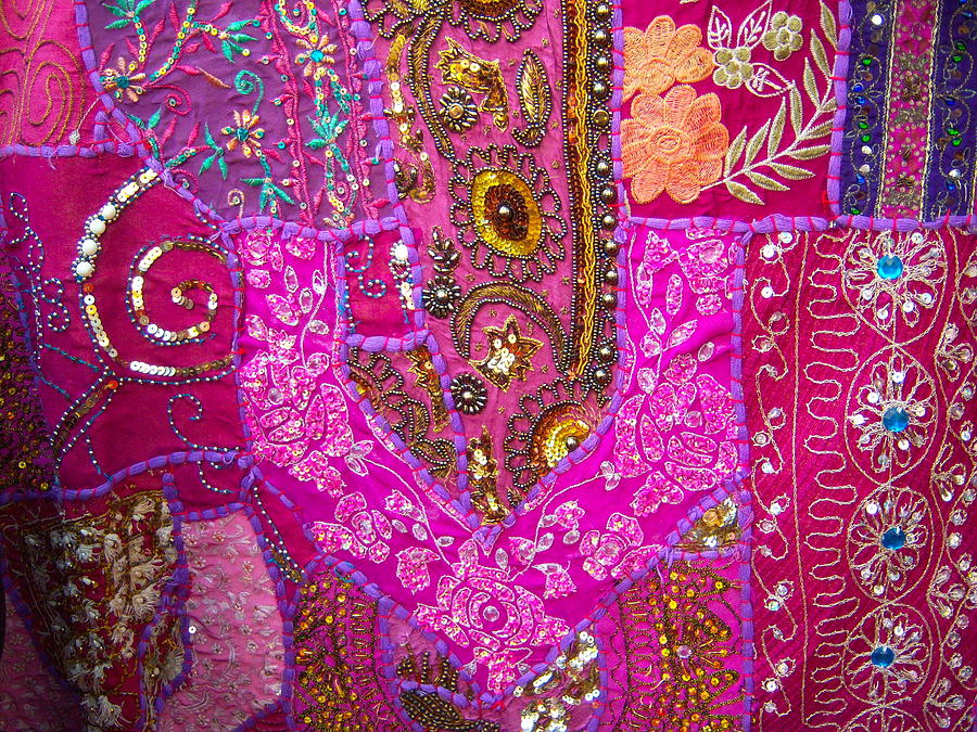 Colourful Embroidery Photograph by Loreta Mickiene - Fine Art America