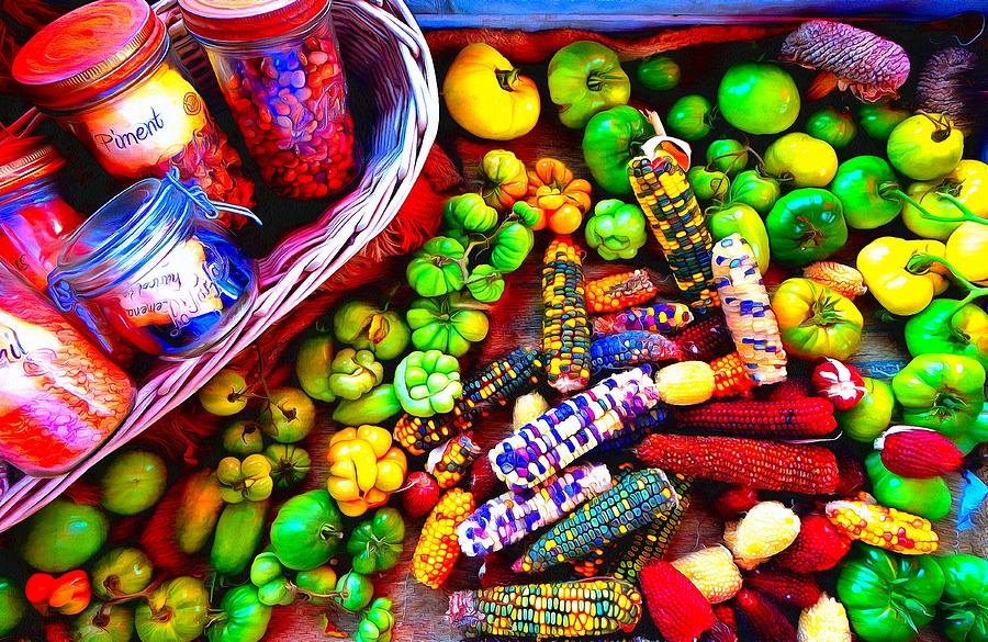 Colourful Harvest Photograph by Mick Flynn