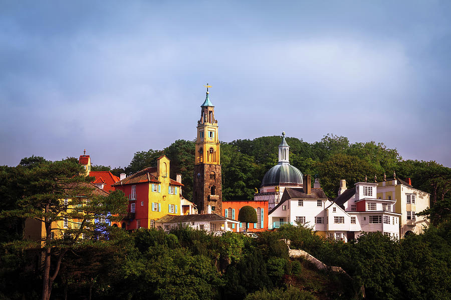 Colourful Houses At Portmerrion Photograph by Joe Daniel Price