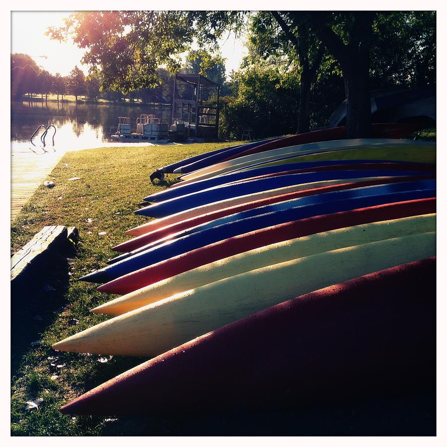 Colourful Kayaks Photograph by Danielle Donders