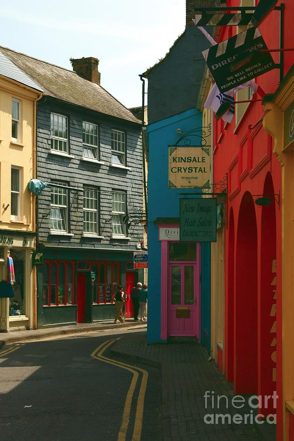 Colourful Kinsale Street Photograph by Jeremy Hayden