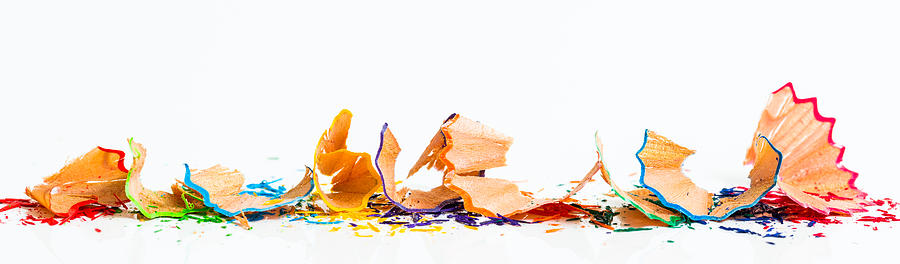 Colourful Shavings Photograph by Gary Gillette