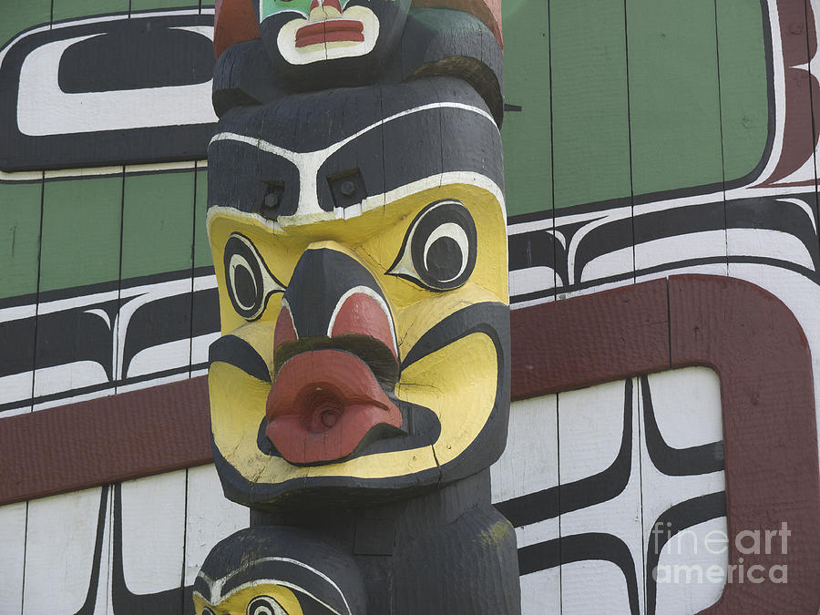 Colourful Totem Photograph by Brenda Kean