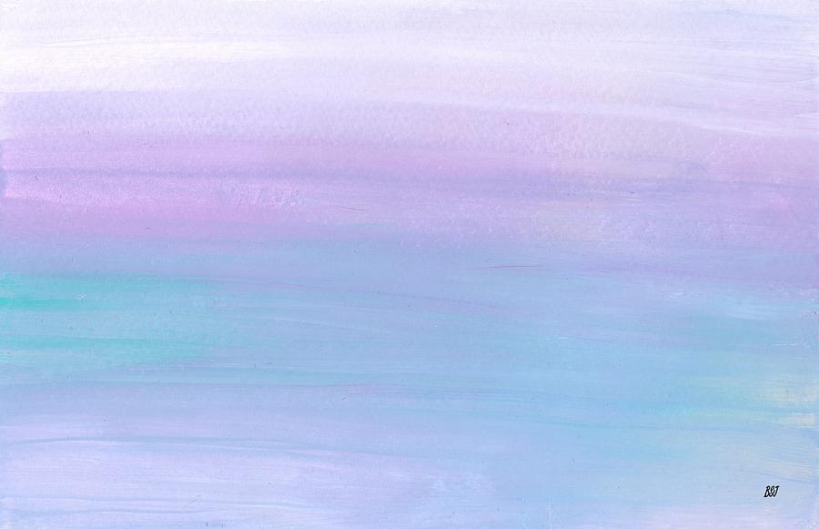 Abstract Painting - Colours of the Sky Abstract by Barbara St Jean