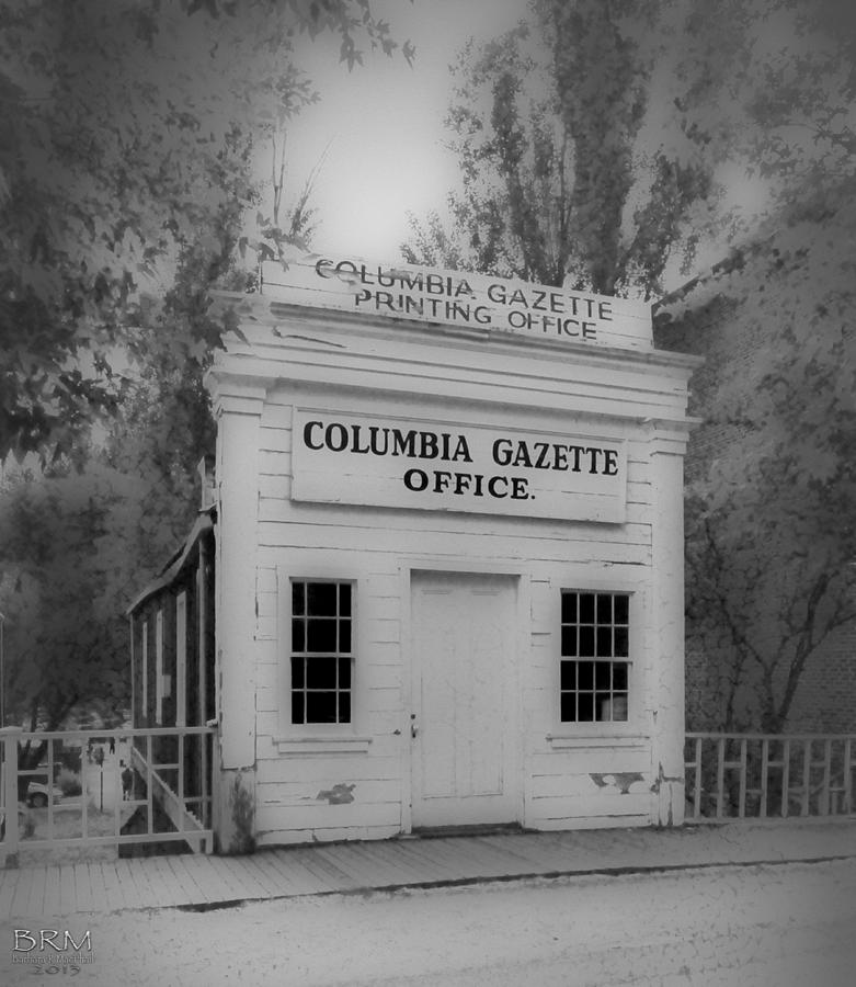 Columbia Gazette of Yesteryear Photograph by Barbara R MacPhail