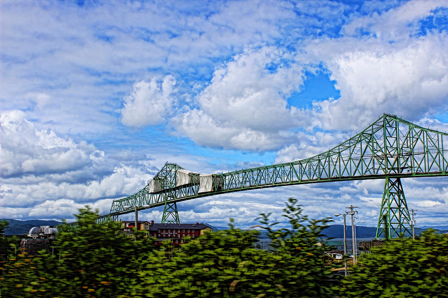 Columbia River Bridge at Astoria Photograph by Cathy Anderson