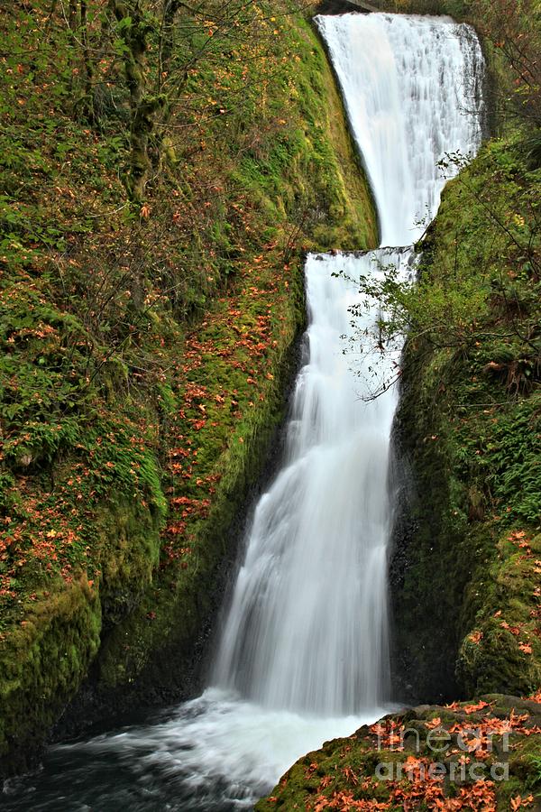 Columbia River Gorge Bridal Veil Photograph by Adam Jewell