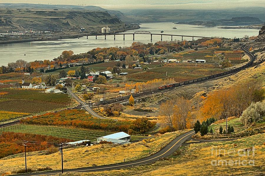Columbia River Gorge Photograph - Columbia River Gorge In Washington by Adam Jewell
