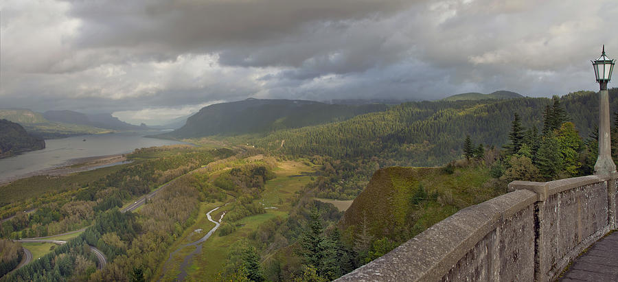 Columbia River Gorge View From Crown Point Photograph
