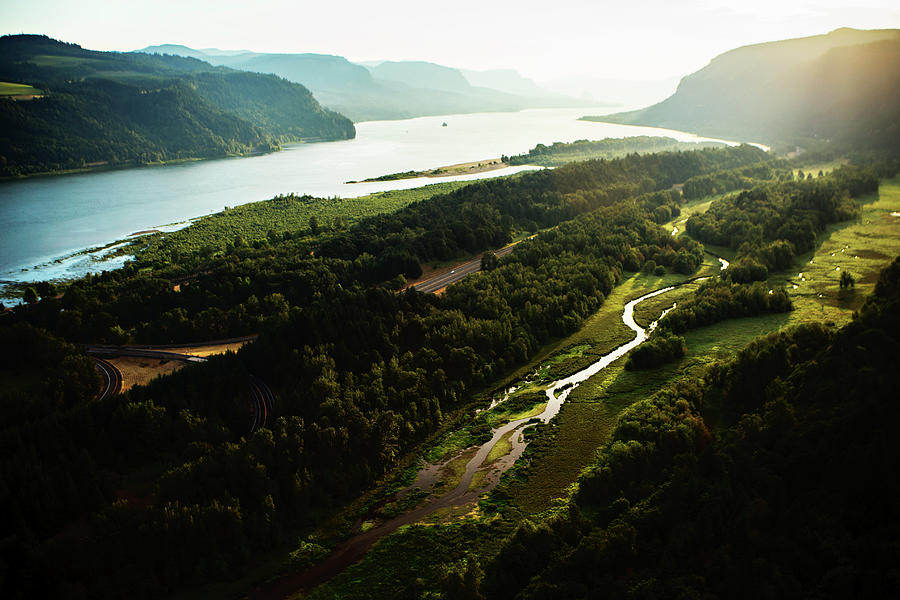 Columbia River Gorge Photograph by Wesley Hitt