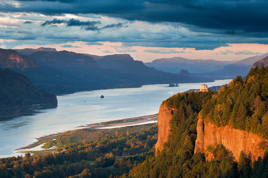 Columbia River Sunset Photograph by David Forster - Fine Art America