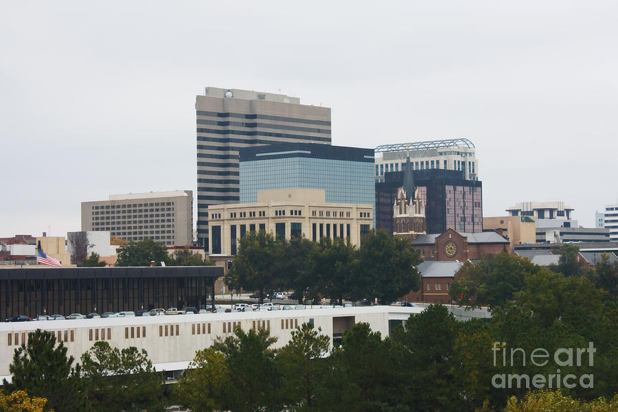 Columbia SC skyline Photograph by Ules Barnwell