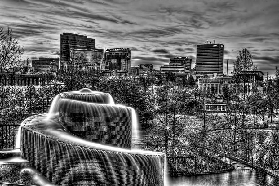 Fountain Photograph - Columbia Skyline by Harry B Brown