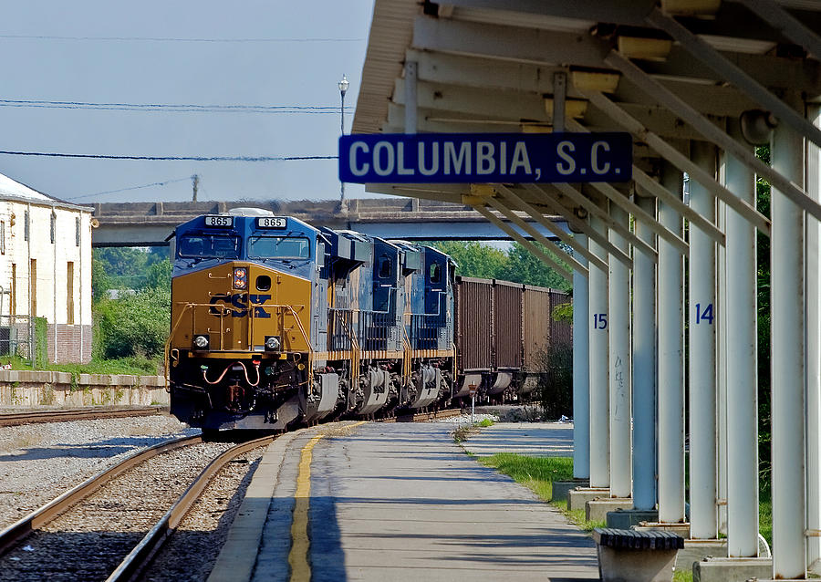 Columbia South Carolina Train Photograph by Joseph C Hinson