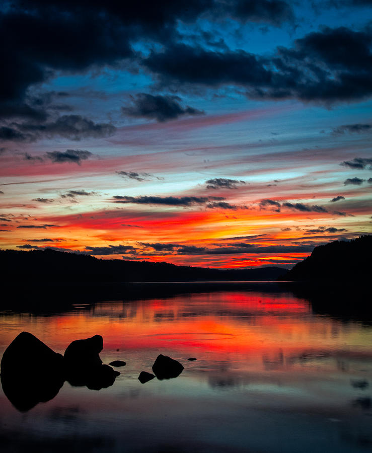 Columbia Sunset Photograph by Brian Bonham