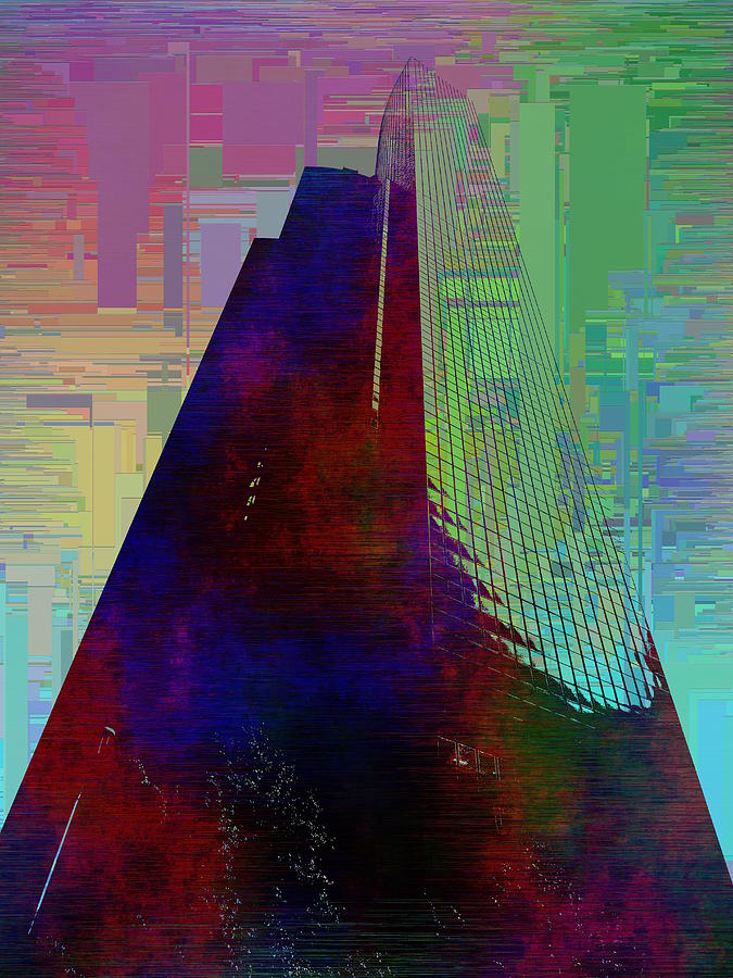 Columbia Tower Cubed 1 Digital Art by Tim Allen