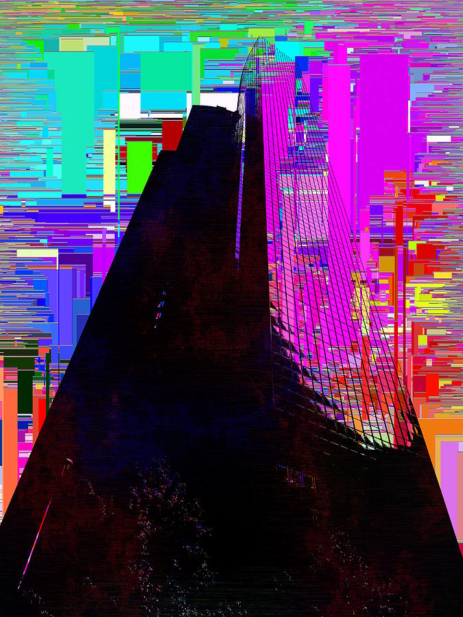 Tim Allen Digital Art - Columbia Tower Cubed 2 by Tim Allen
