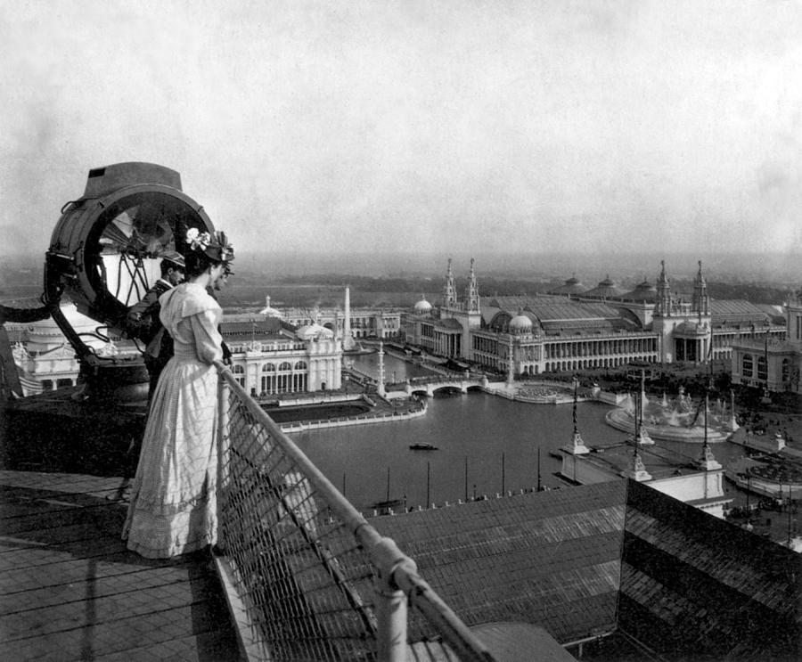 Columbian Exposition, Searchlight, 1893 Photograph by Science Source