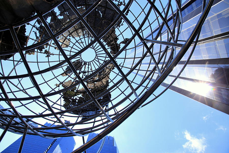 Columbus Circle Vertical Photograph by Valentino Visentini