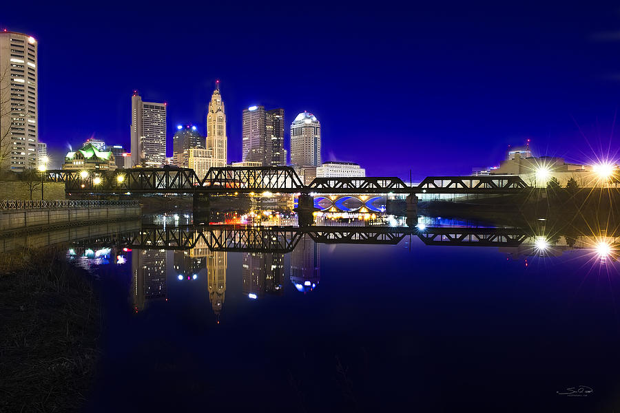 Columbus - City Reflection Photograph by Shane Psaltis