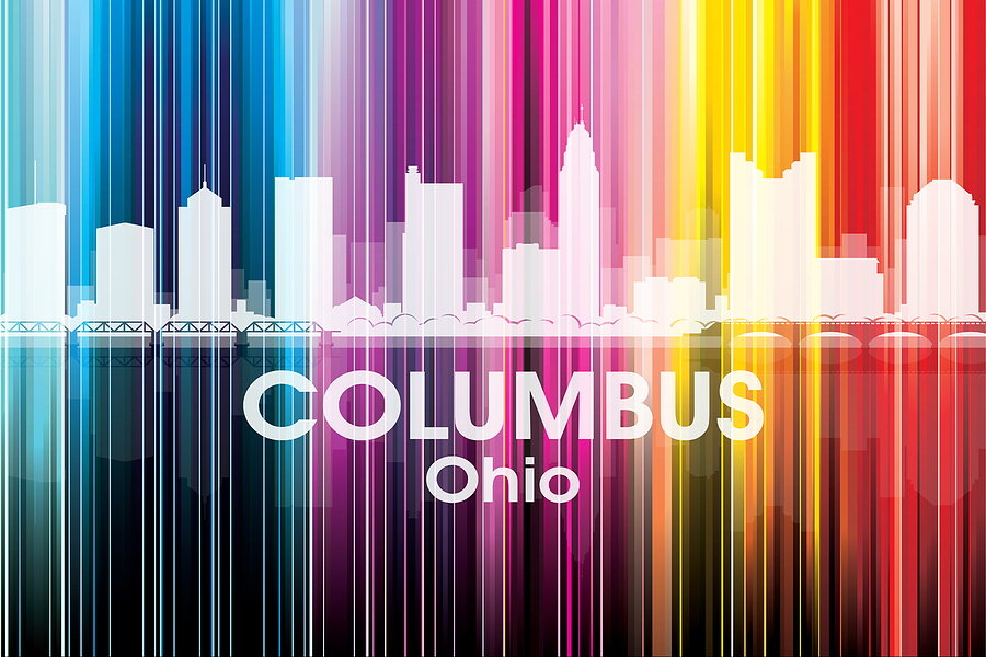Columbus OH 2 Mixed Media by Angelina Tamez