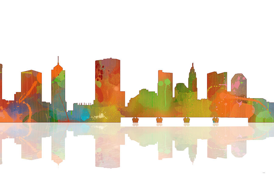 Columbus Ohio Skyline Digital Art by Marlene Watson