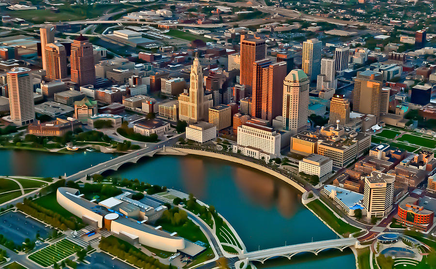 Columbus Ohio Skyline Photograph By Richard Marquardt Pixels