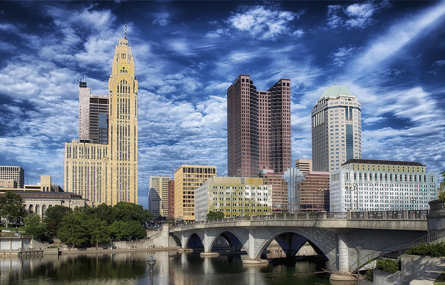 Columbus Skyline Photograph by Mountain Dreams - Fine Art America