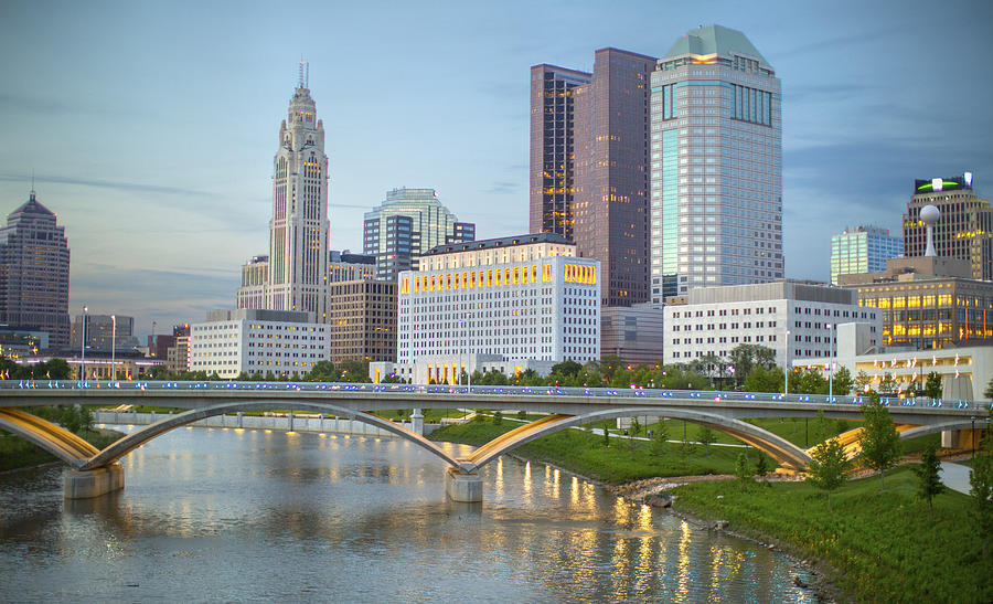 Columbus Skyline in daylight Photograph by Holly Hildreth