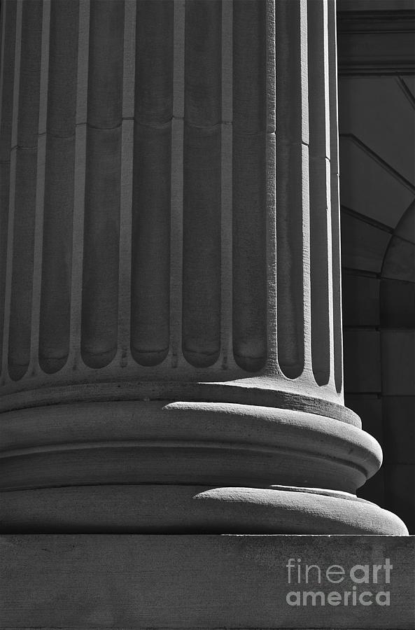 Concrete Column 2 Photograph by Linda Bianic