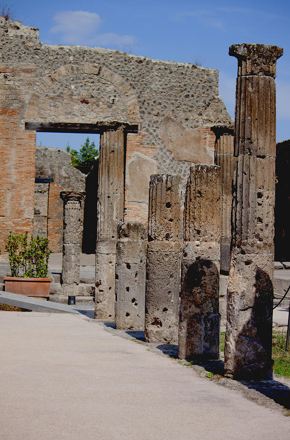 Columns Of Pompeii Photograph by Ivete Basso Photography