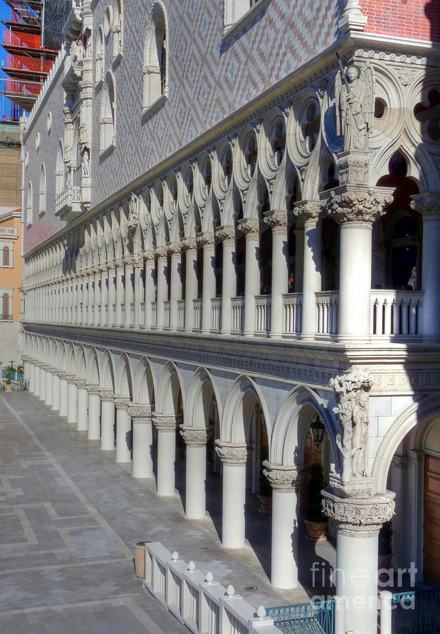 Columns of Venetian Photograph by David Bearden