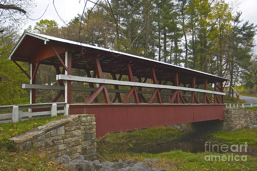 Colvin Covered Bridge Photograph by Lori Amway - Pixels